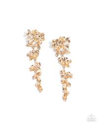 Paparazzi Accessories - Generous Garden - Gold Earrings