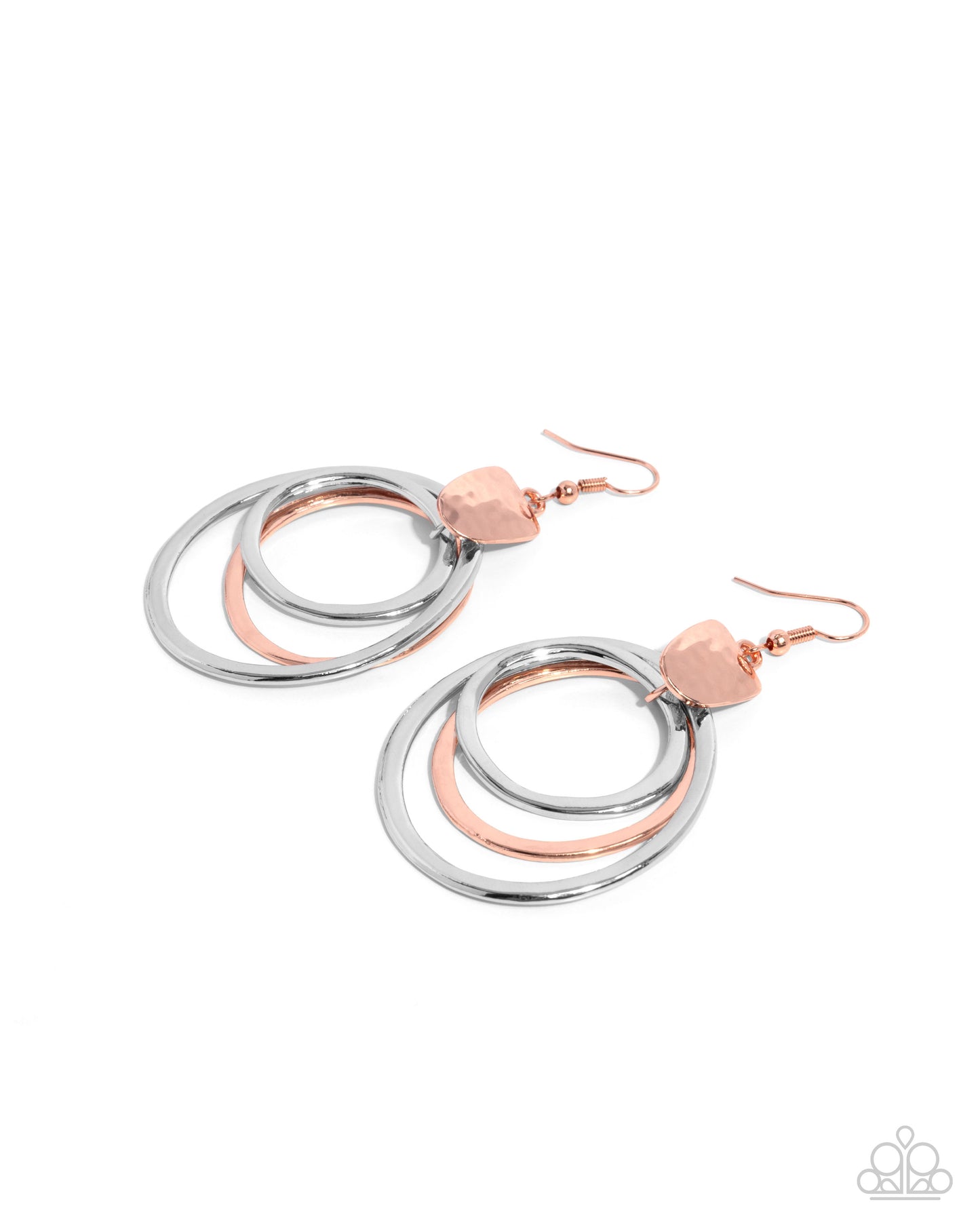 Paparazzi Accessories - Suddenly I See - Copper Earrings