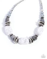 Paparazzi Accessories - In Good Glazes - Silver Necklace