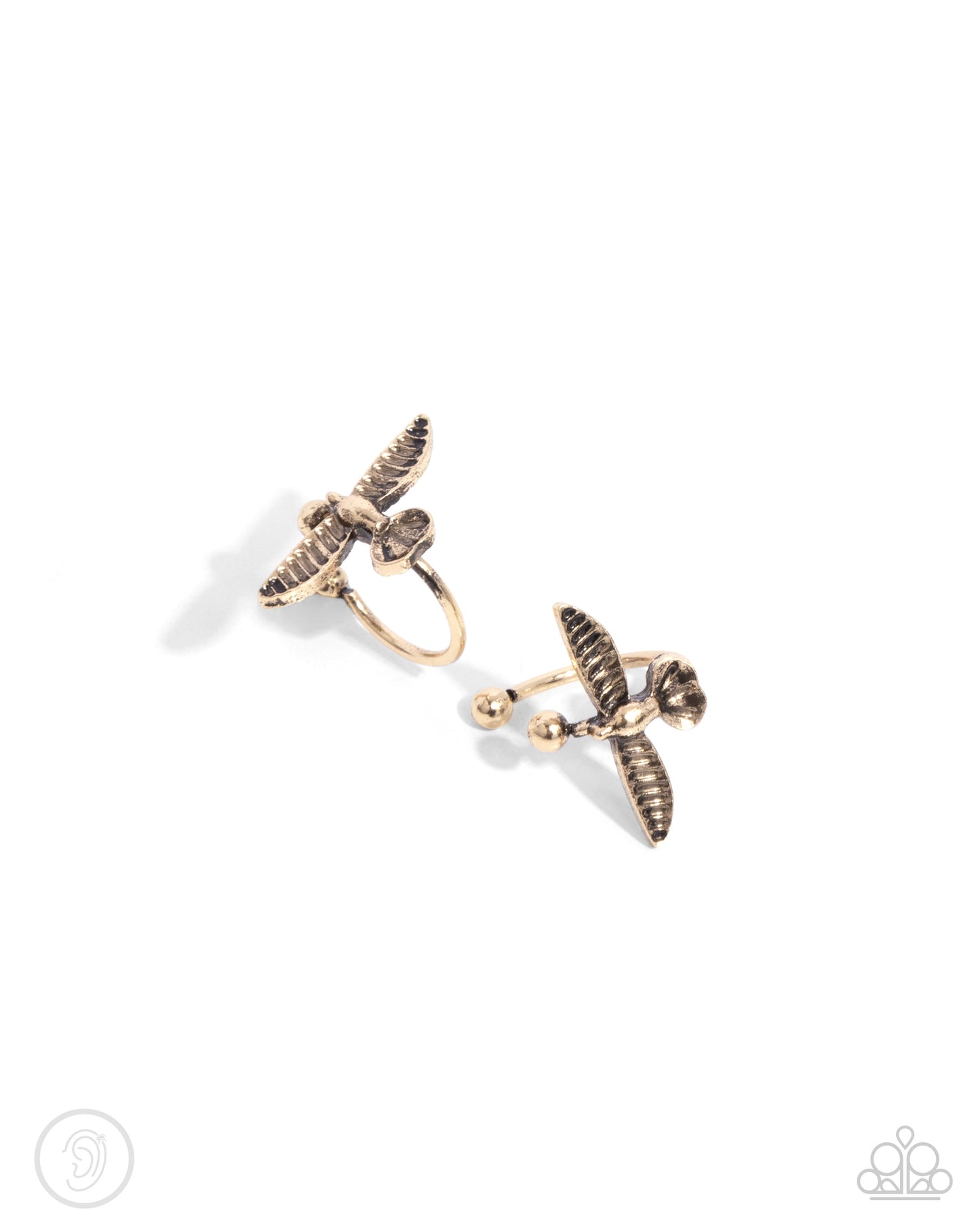 Paparazzi Accessories - Soaring Sparrow - Gold Earrings