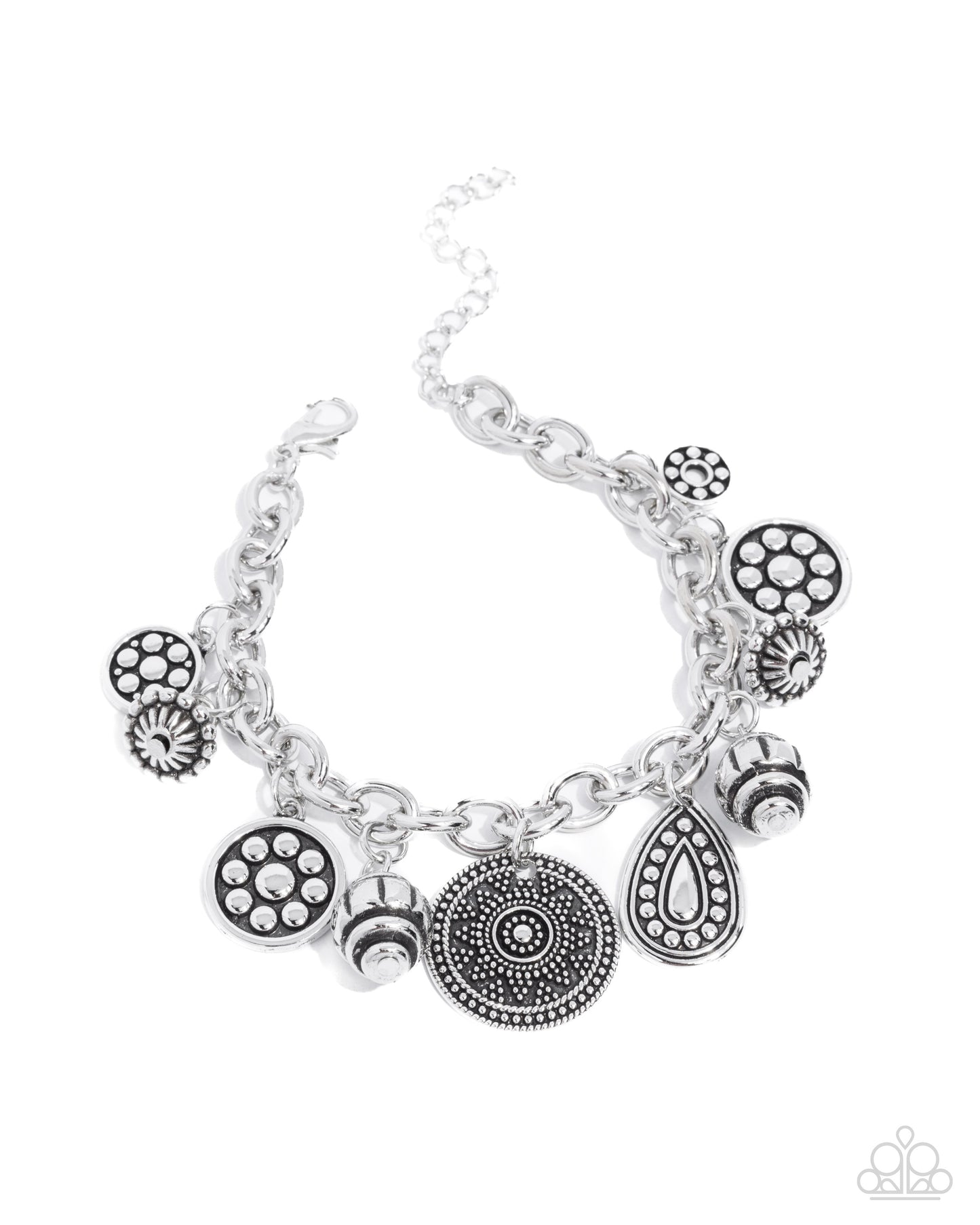 Paparazzi Accessories - Embellished Estate - Silver Bracelet