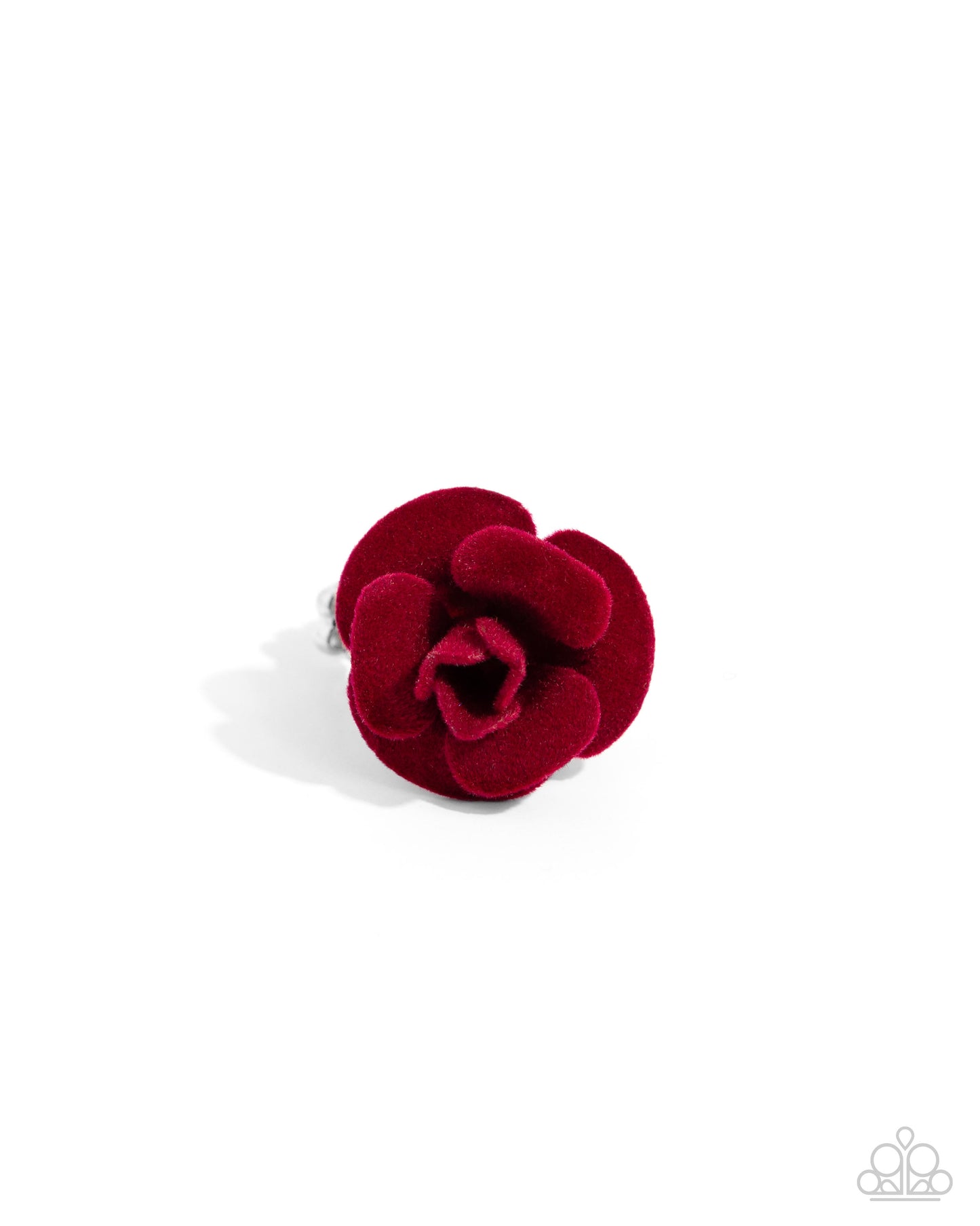 Paparazzi Accessories - Relaxed Rosette - Red Ring