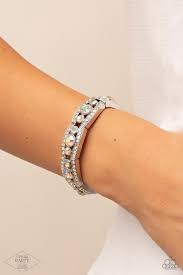 Paparazzi Accessories - Easy On The Ice - Iridescent Bracelet