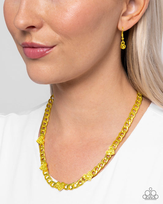 Paparazzi Accessories - Fond Fashion - Yellow Necklace