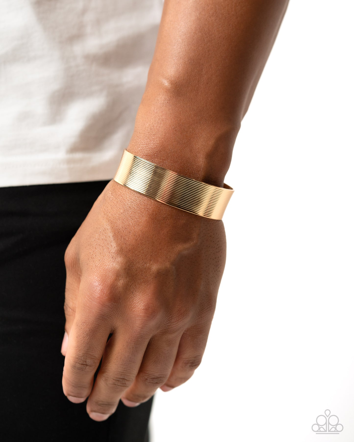 Paparazzi Accessories - Linear Layers - Gold Bracelet