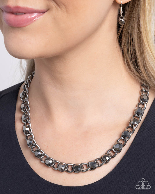 Paparazzi Accessories - Major Moxie - Silver Necklace