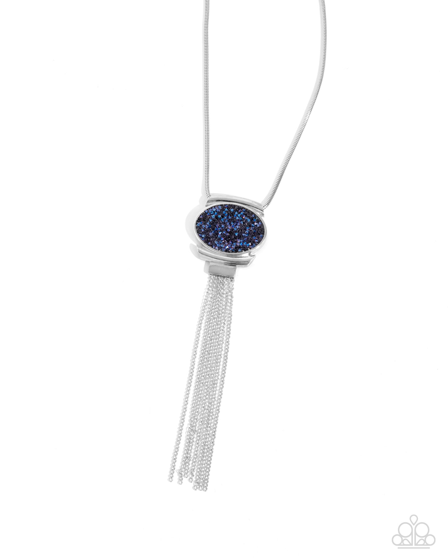 Paparazzi Accessories - Chained Complication - Blue Necklace