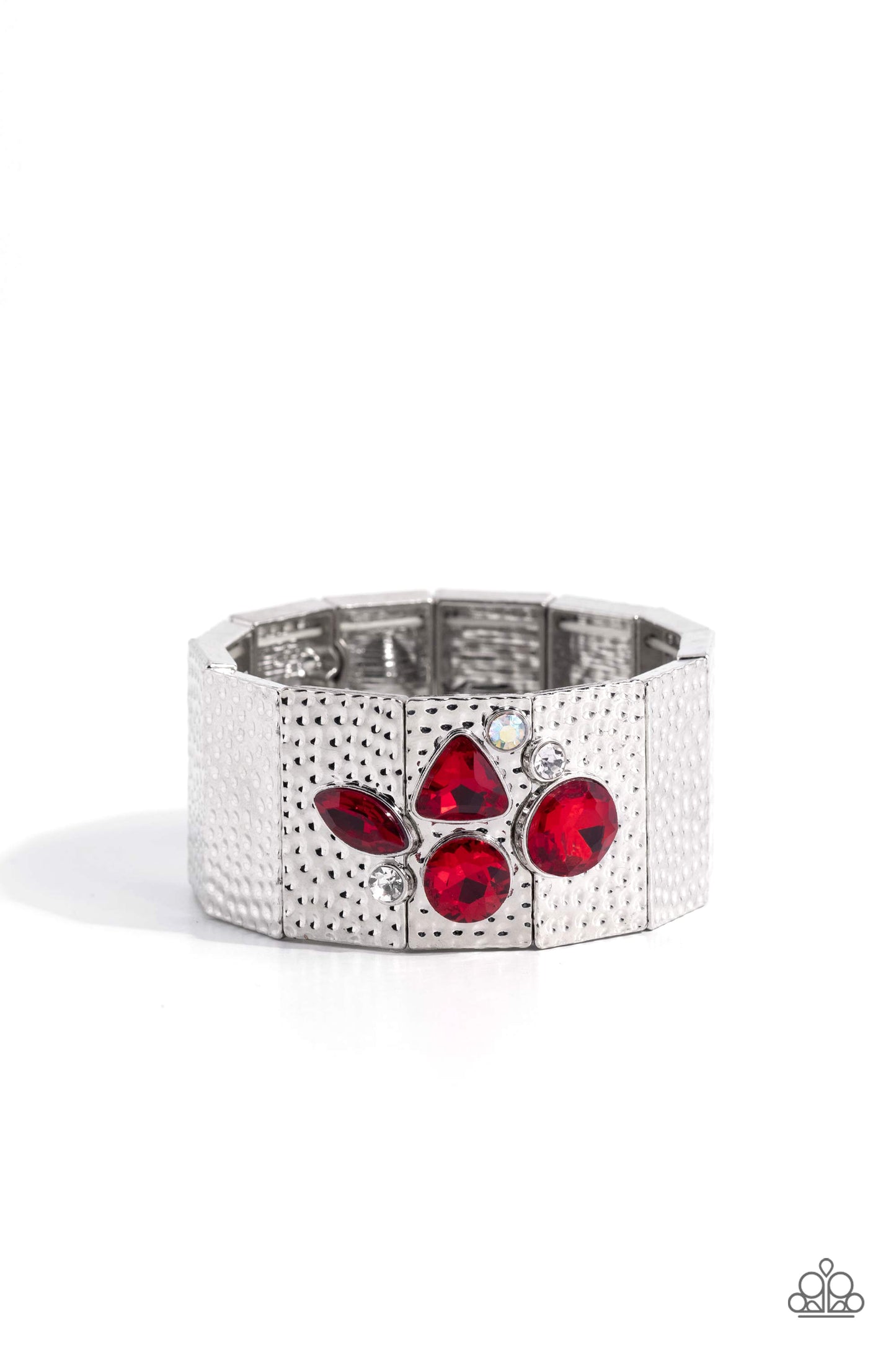 Paparazzi Accessories - Flickering Fortune - Red Bracelet