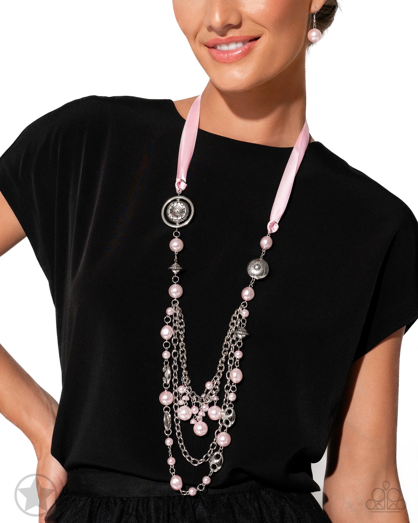 Paparazzi Accessories - All The Trimmings - Pink Necklace