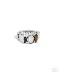 Paparazzi Accessories - Colored Character - Black Ring