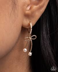 Paparazzi Accessories - Charming Coquette - Gold Earrings