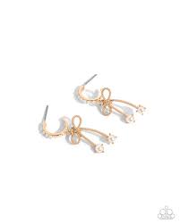 Paparazzi Accessories - Charming Coquette - Gold Earrings