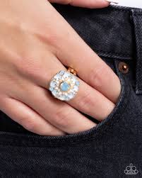 Paparazzi Accessories - Cheers to Perfection - Blue Ring