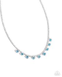 Paparazzi Accessories - Conveying Charm - Blue Necklace