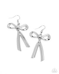 Paparazzi Accessories - Dapper Delivery - Silver Earrings