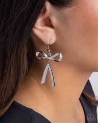 Paparazzi Accessories - Dapper Delivery - Silver Earrings