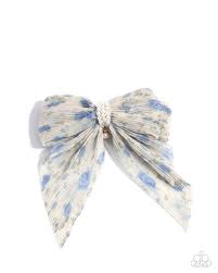 Paparazzi Accessories - Everlasting Elegance - Blue Hairbow