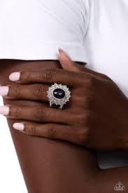 Paparazzi Accessories - Layered Luminescence - Purple Ring