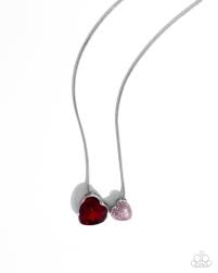 Paparazzi Accessories - Lovely Couple - Red Necklace