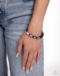 Paparazzi Accessories - Multicolored Mecca - Blue Bracelet