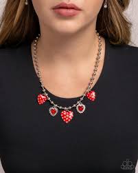 Paparazzi Accessories - Mutual Affection - Red Necklace