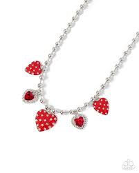 Paparazzi Accessories - Mutual Affection - Red Necklace