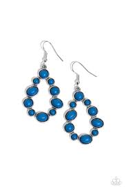 Paparazzi Accessories - POP-ular Party - Blue Earrings