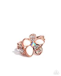 Paparazzi Accessories - A Dizzy SHELL - Rose Gold - Ring