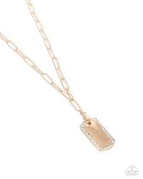 Paparazzi Accessories - Simple Street - Gold Necklace