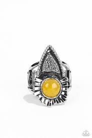 Paparazzi Accessories - Solstice Scene - Yellow Ring