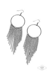 Paparazzi Accessories - Streamlined Shimmer - Black Earrings