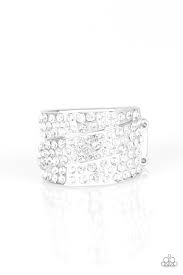 Paparazzi Accessories - The Millionaires Club - White Ring