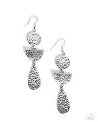 Paparazzi Accessories - Thrift Shop Trove - Silver Earrings