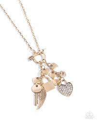 Paparazzi Accessories - Valentines Venture - Gold Necklace