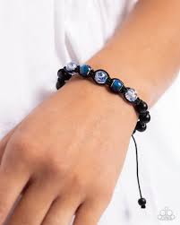 Paparazzi Accessories - WOOD You Mind? - Blue Bracelet