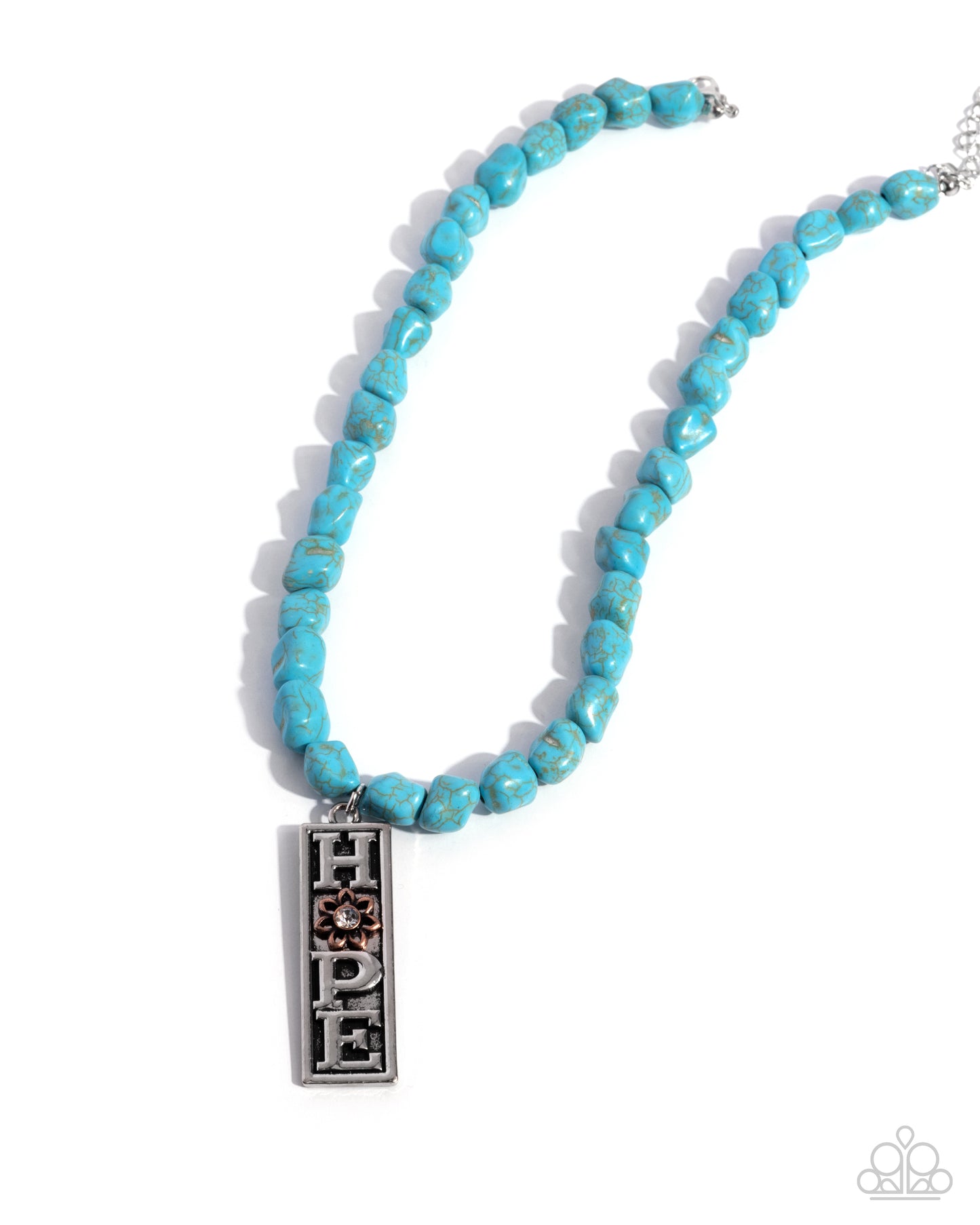 Paparazzi Accessories - Hopeful Headline - Blue Necklace