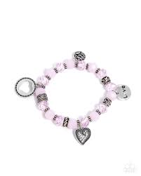 Paparazzi Accessories - Filigree Finesse - Pink Bracelet