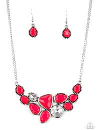 Paparazzi Accessories - Breathtaking Brilliance - Red Necklace