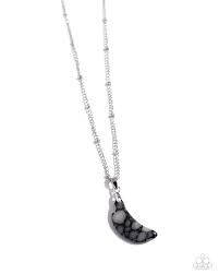 Paparazzi Accessories - Lunar Lesson - Black Necklace