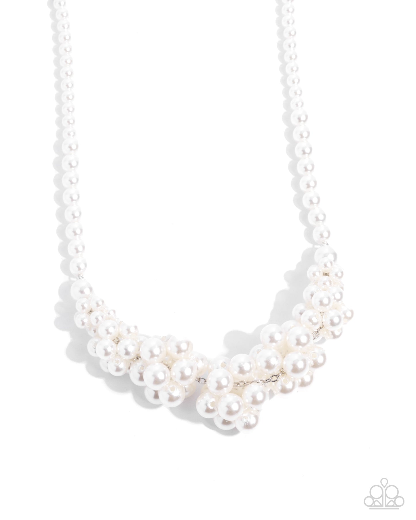 Paparazzi Accessories - Austen Adornment - White Necklace