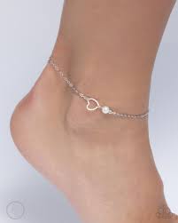 Affectionate Assertion - White Anklet