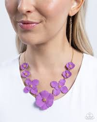 Paparazzi Accessories - Arranged Aria - Purple Necklace