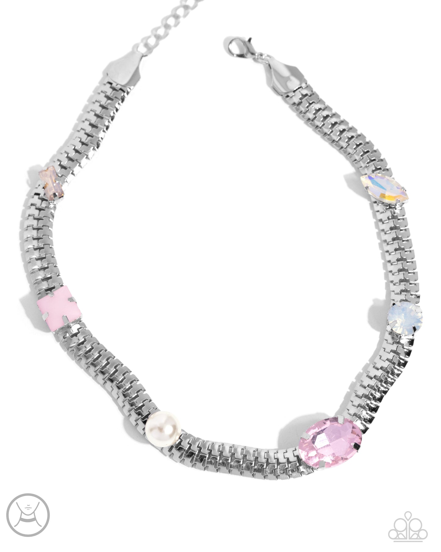 Paparazzi Accessories - Classy Collectable - Pink Necklace