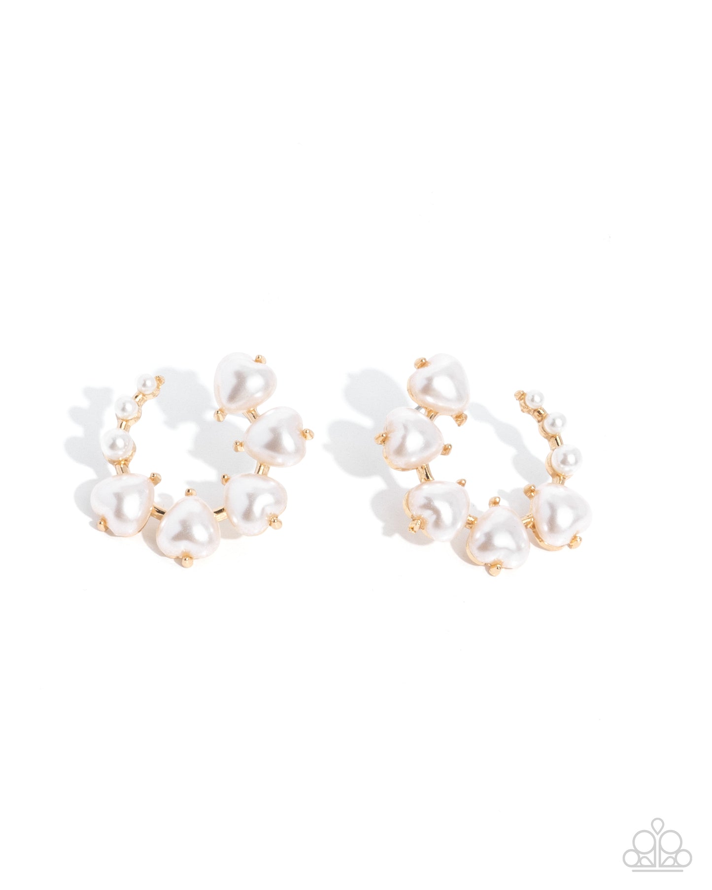 Paparazzi Accessories - Castle Courting - Gold Earrings