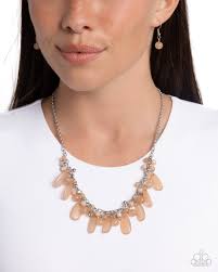 Paparazzi Accessories - Bahama Mama Mode  - Brown Necklace