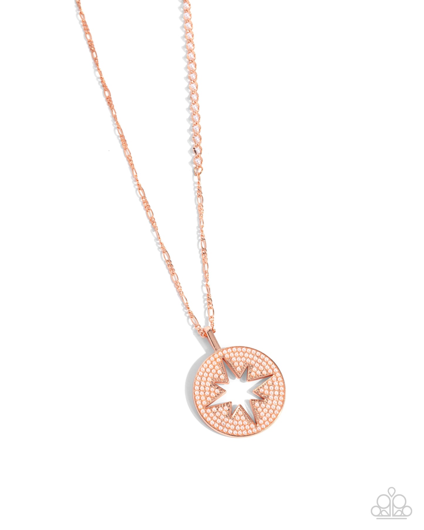 Paparazzi Accessories - Stars Begin To Climb - Copper Necklace