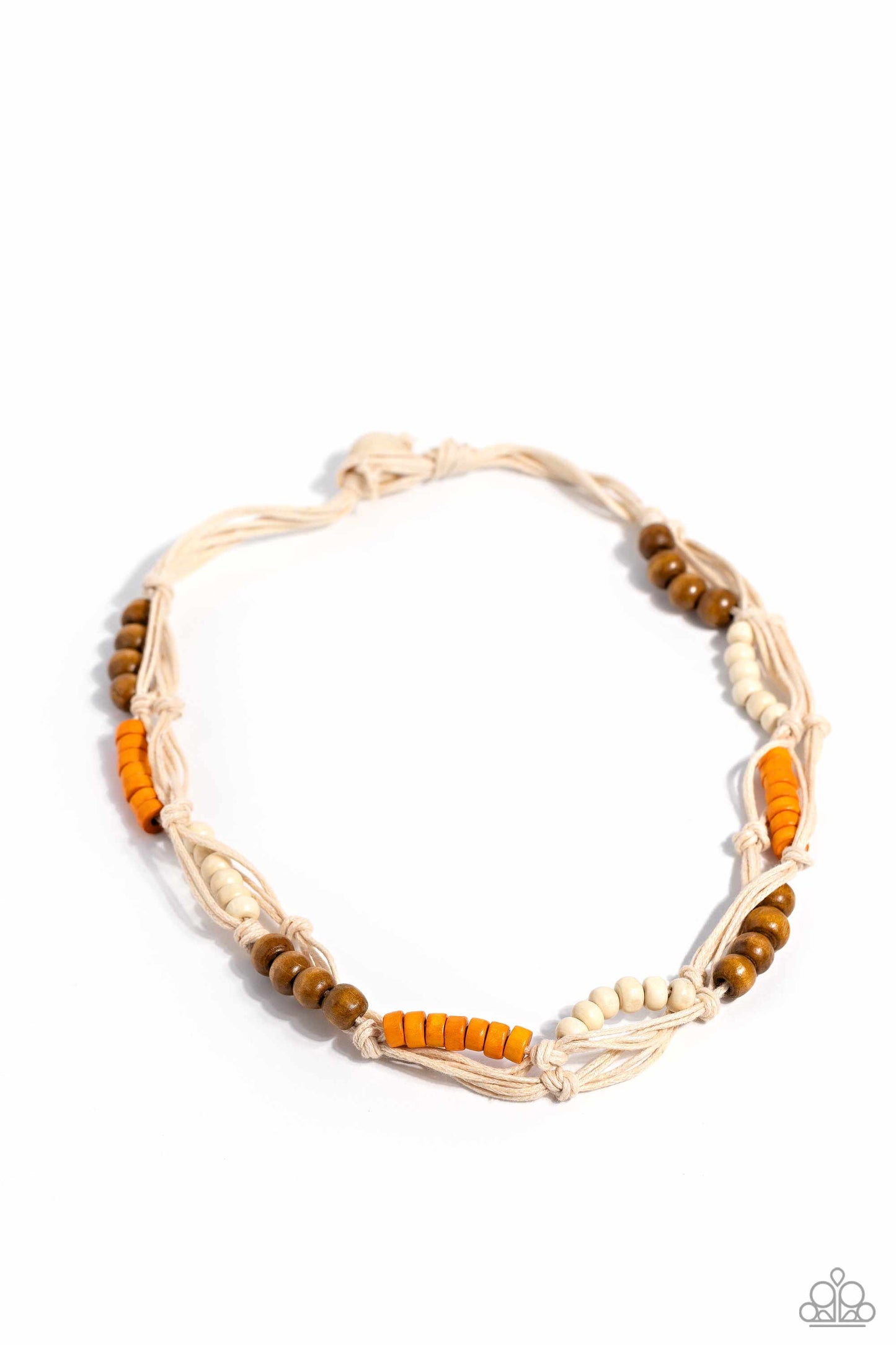 Paparazzi Accessories - Entrada Escapade - Orange Necklace