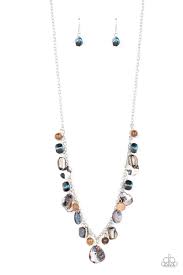 Paparazzi Accessories - Caribbean Charisma - Blue Necklace