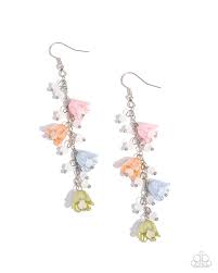 Paparazzi Accessories - Snow Drops - Multi Colored Earring