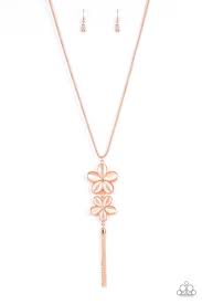 Paparazzi  Accessories - Perennial Powerhouse - Rose Gold Necklace